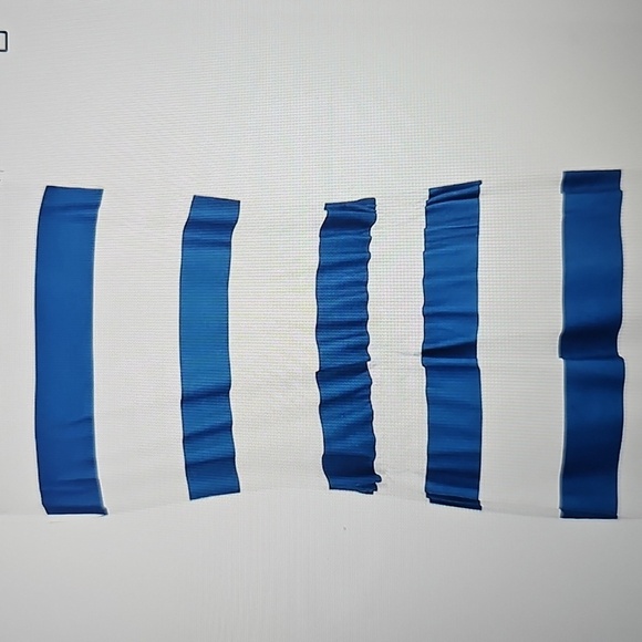 NWT Hesxuno Blue and White Striped Sleeveless A Line SWIM Midi Dress/Coverup XL - Picture 3 of 8